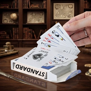 Cazibiz 1. Kalite Kaygan İskambil Oyun Kartı Destesi-443289