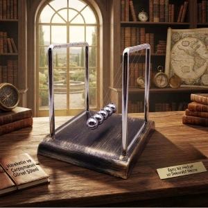 Cazibiz Büyük Boy Vintage Newton Denge Balansı-423688