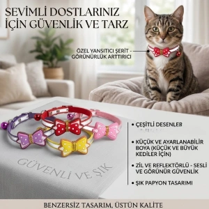 Cazibiz Ayarlanabilir Kedi Tasması-432694