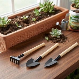 Cazibiz Mini Portatif Kazma, Kürek Ve Tırmık Seti-435101