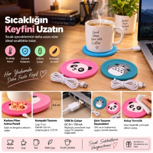 Cazibiz USB-Silikon Bardak Altı Isıtıcı-419517