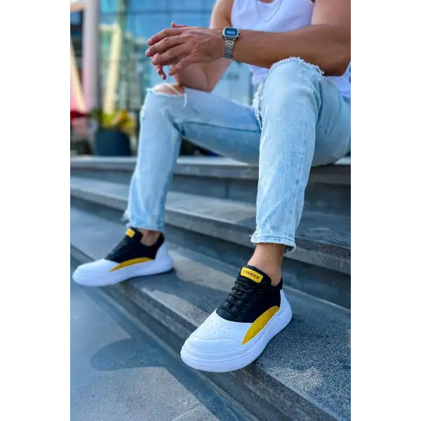 CH115 CBT Literide Erkek Ayakkabı BEYAZ/SARI/SIYAH