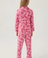 Barbie 1767-G Kız Çocuk Garson Gömlek Pijama Takımı