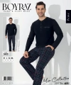 Boyraz 0400 Erkek Uzun Kol Pijama Takımı