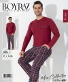 Boyraz 0406 Erkek Uzun Kol Pijama Takımı