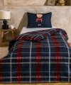 HOME Ayı Teddy Baskılı %100 Pamuklu Tek Kişilik Nevresim Seti 160x220 cm