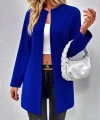 Kadın Uzun Kollu önü Açık Uzun Modal Ceket