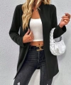 Kadın Uzun Kollu önü Açık Uzun Modal Ceket