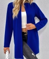 Kadın Uzun Kollu önü Açık Uzun Modal Ceket