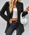 Kadın Uzun Kollu önü Açık Uzun Modal Ceket
