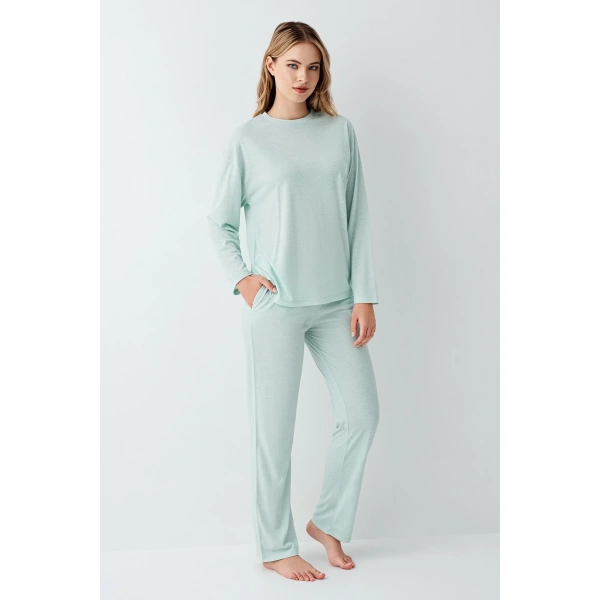 Arnetta 3407-S Kadın Uzun Kol Pijama Takım