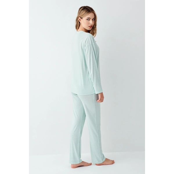 Arnetta 3407-S Kadın Uzun Kol Pijama Takım