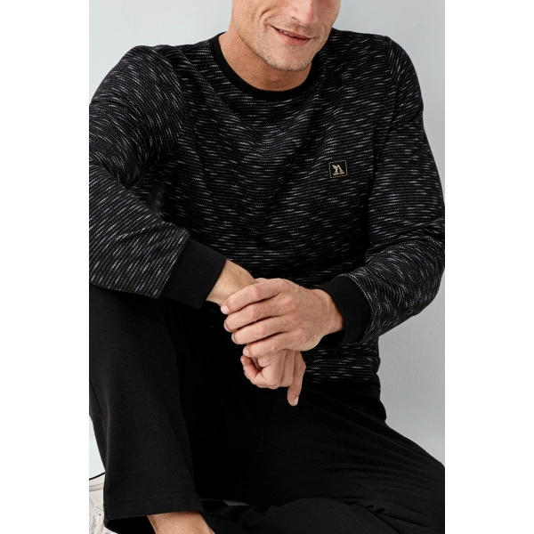 Arnetta 3504-S Erkek Uzun Kol Pijama Takım