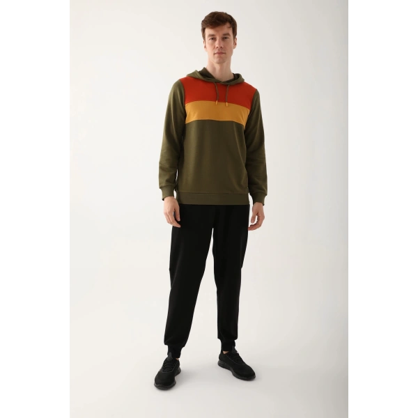 Arnetta AR2785-S Erkek Uzun Kol Kapüşonlu Pijama Takımı