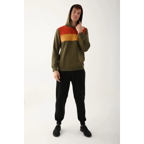 Arnetta AR2785-S Erkek Uzun Kol Kapüşonlu Pijama Takımı