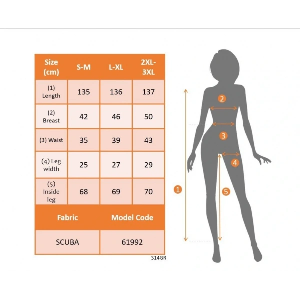 Kadın Uzun Kollu Kare Yakalı Fermuarlı Parmaktan Geçmeli Dalgıç Tulum