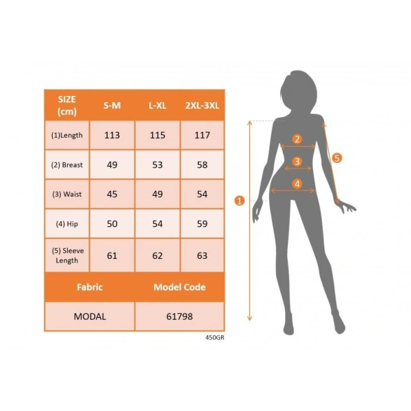 Kadın Uzun Kollu V Yakalı Düğmeli Midi Modal Elbise