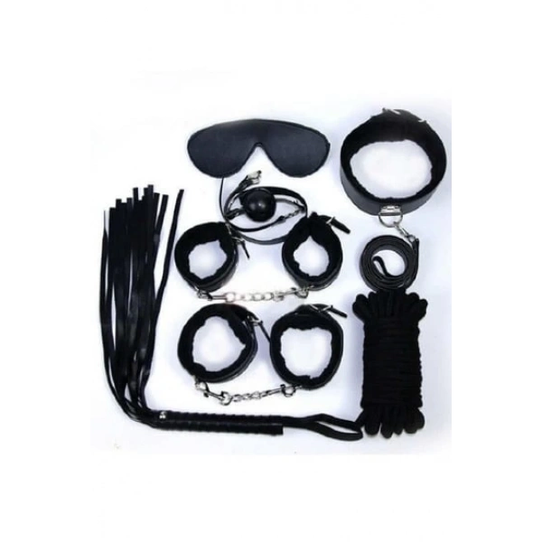 Nıghtlıght Fantezi 7Li Kırbaç Ve Kelepçe Set