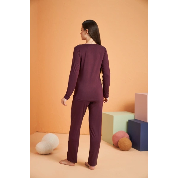 PJS 28048 Kadın Patlı Pijama Takım