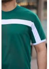 Erkek şerit Detaylı Kısa Kollu T-shirt