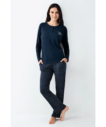 Arnetta 3429-S Kadın Uzun Kol Pijama Takım