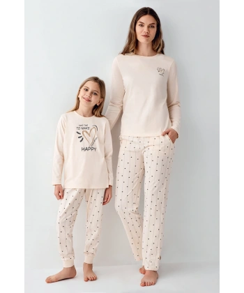 Arnetta 3434-G Kız Çocuk Uzun Kol Pijama Takım