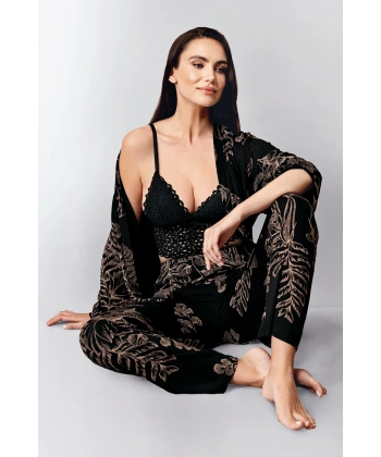 Arnetta 3442-S Kadın 3lü Pijama Takımı