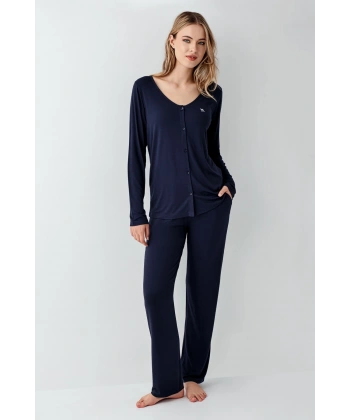 Arnetta 3460-S Kadın Uzun Kol Pijama Takım