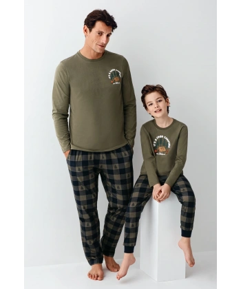 Arnetta 3500-2 Erkek Çocuk Uzun Kol Pijama Takım