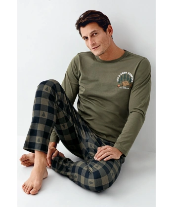 Arnetta 3500-S Erkek Uzun Kol Pijama Takım