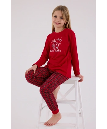 Arnetta 3514-G Kız Çocuk Uzun Kol Pijama Takım