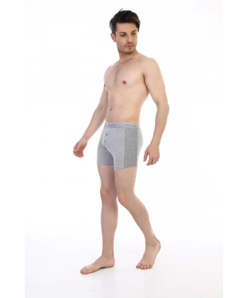 Çift Kaplan  Elastanlı Erkek Boxer