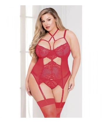 For Dreams Kadın Büyük Beden Jartiyer Takım