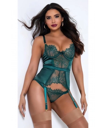 For Dreams 8350 Fantezi Bustiyer Jartiyer Takımı