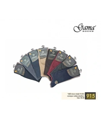 Gama 915 Erkek Mikro Modal Core Spun Pamuk Çorap