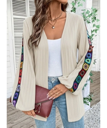 Kadın Uzun Kollu önü Açık şardonlu Kaşkorse Ceket