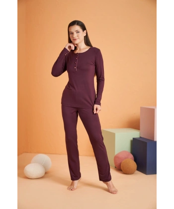 PJS 28048 Kadın Patlı Pijama Takım