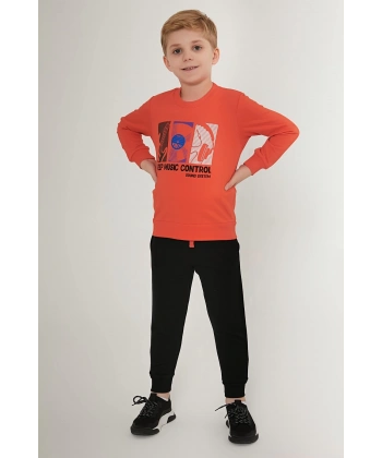 Roly Poly RP3208-G Erkek Çocuk Uzun Kollu Eşofman Takım