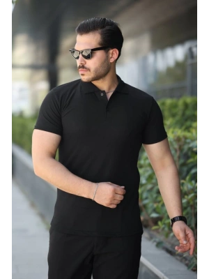 Erkek Kısa Kollu Yakalı Tişört