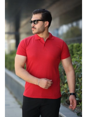 Erkek Kısa Kollu Yakalı Tişört