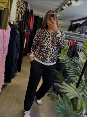 Kadın Uzun Kollu Lepoar Detay Modal Kumaş Ikili Takım