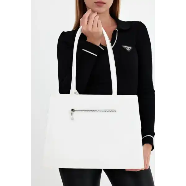 Abella Beyaz Kadın Omuz Çantası