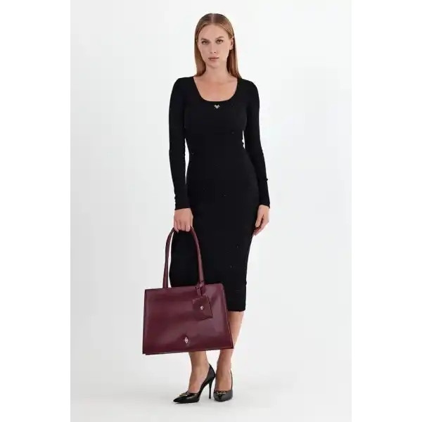 Abella Bordo Kadın Omuz Çantası