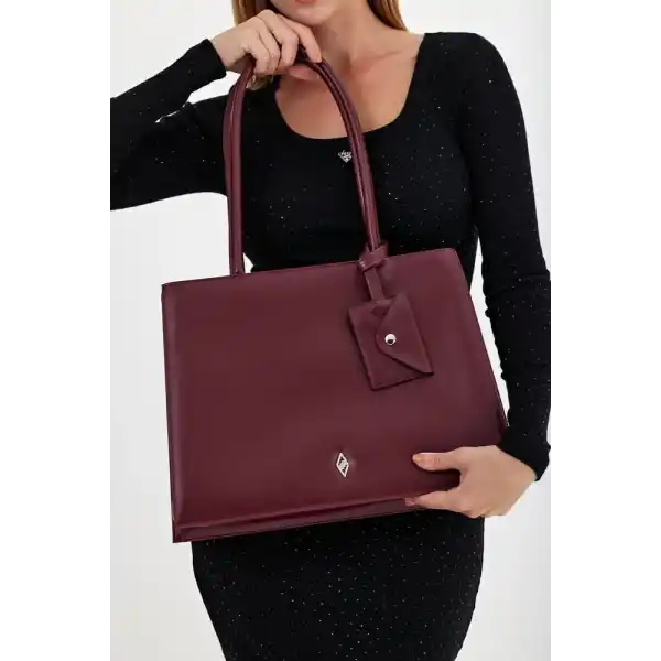 Abella Bordo Kadın Omuz Çantası