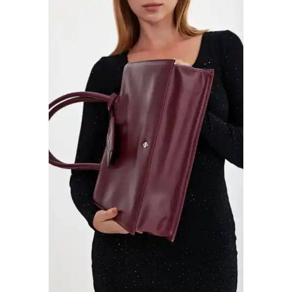 Abella Bordo Kadın Omuz Çantası