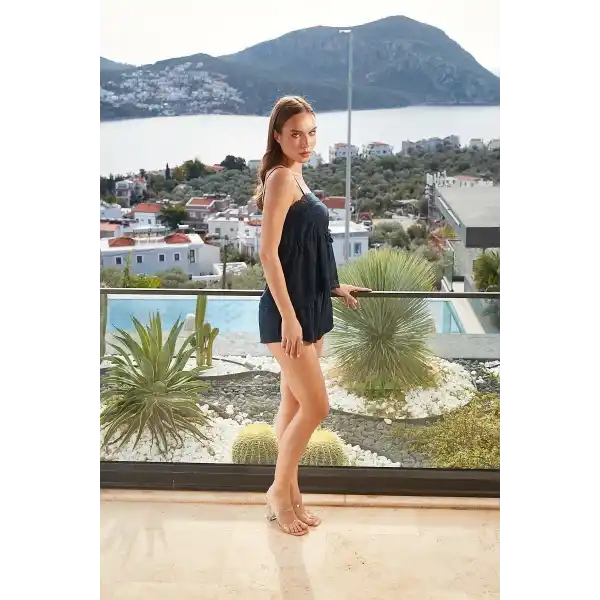 Aqua 26636 Kadın İp Askılı Babydoll
