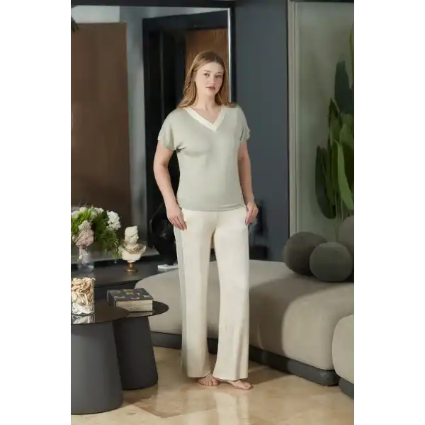 Aqua 26888 Kadın Kısa Kol Pijama Takımı