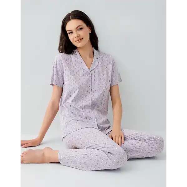 Arnetta 3552-S Kadın Gömlek Pijama Takım