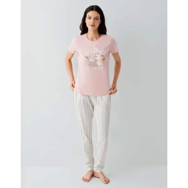 Arnetta 3571-S Kısa Kol Pijama Takımı