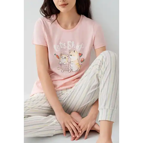 Arnetta 3571-S Kısa Kol Pijama Takımı